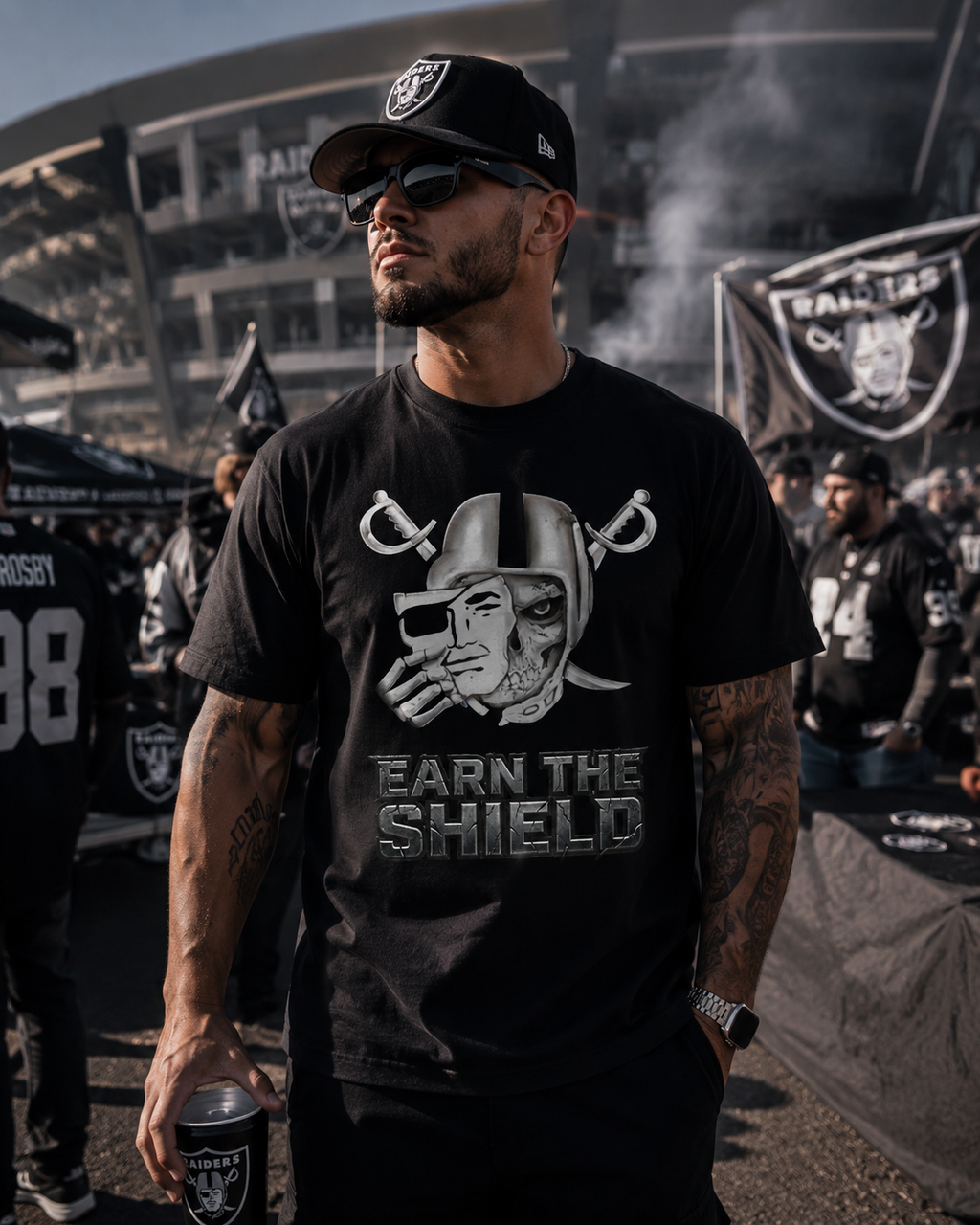 Earn The Shield T-Shirt by Shield Syndicate™